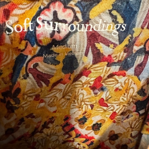 Soft surroundings Sleeveless Maxi Dress medium Length 55in pit to pit 15in - Picture 3 of 4